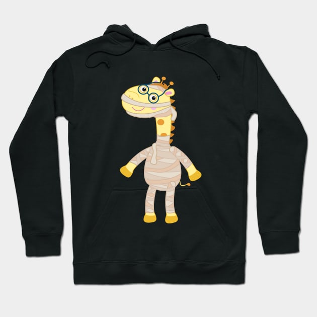 George Giraffe - Mummy Halloween costume Hoodie by Dinos Friends